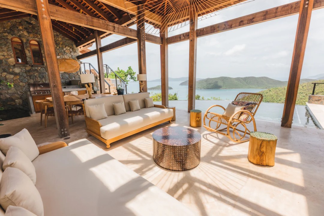View From outdoor living room
